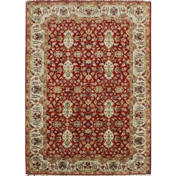 Aligarh Hand Knotted Rug 3' x 5' 