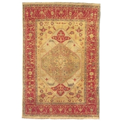 Arwal Hand Knotted Rug 46" x 66" 