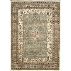 Bagalkot Hand Knotted Rug 4 x 6 