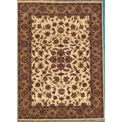 Ghaziabad Hand Knotted Rug 6 x 9 