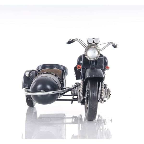 Black Vintage Motorcycle 