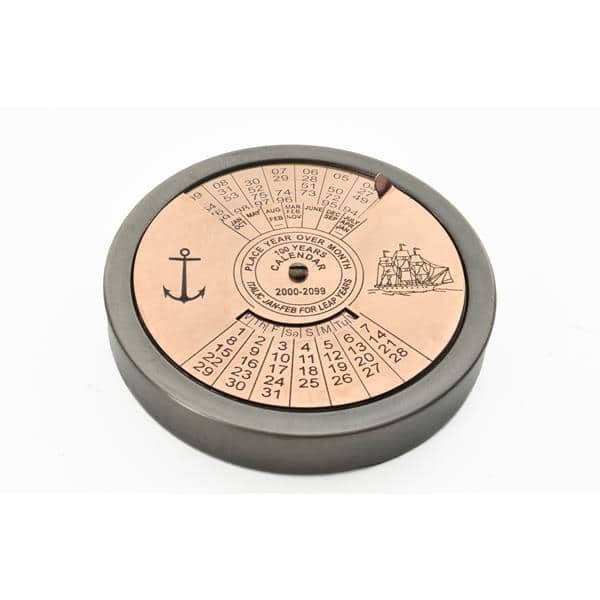 100 Year Calendar & Compass Quote Set of Two 