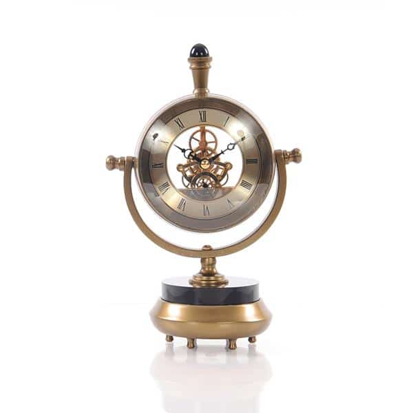 Brass Table Clock 