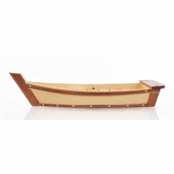 Wooden Sushi Boat Serving Tray Small 