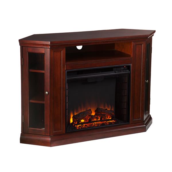 Claremont Convertible Media Electric Fireplace - Cherry 