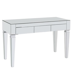 Darien Mirrored Desk - Glam - Silver 
