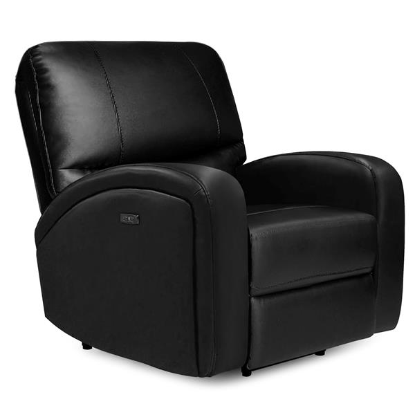 Ariana Modern Black Recliner Chair 