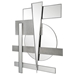 Wedge Mirrored Modern Wall Decor - UTT1104