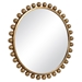 Cyra Gold Round Mirror - UTT1349
