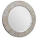 Repose Whitewash Round Mirror - UTT1420