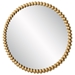 Byzantine Round Gold Mirror - UTT1428