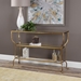 Deline Gold Console Table - UTT2168