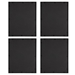 Bloom Black White Framed Prints Set of 4 - UTT2745