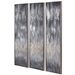 Gray Showers Hand Painted Canvases Set of 3 - UTT2810