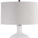 Whiteout Mottled Glass Table Lamp - UTT3107