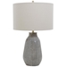 Monacan Gray Textured Table Lamp - UTT3111