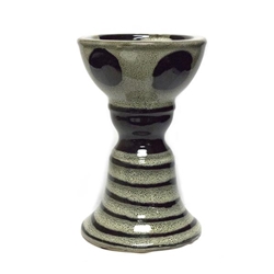 Candle Holder - Gray & Black Style B 