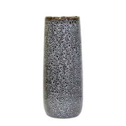 Ceramic 16.5" Vase -  Black 
