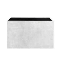 Metal Planter Box - White 