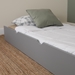 Solid Wood Twin Trundle Bed - Grey - WEF1002