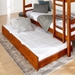 Solid Wood Trundle Bed - Cherry - WEF1005