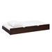Solid Wood Trundle Bed - Espresso - WEF1006