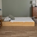 Solid Wood Trundle Bed - Natural - WEF1008