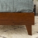 Solid Wood Twin Platform Bed - Walnut - WEF1021
