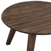 30" Acacia Round Coffee Table - Dark Brown - WEF1053