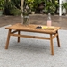 Patio Wood Coffee Table - Brown - WEF1055