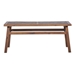 Patio Wood Coffee Table - Dark Brown - WEF1056