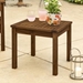 Patio Wood Side Table - Dark Brown - WEF1064