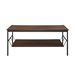 42" Modern Hammock Shelf Coffee Table - Dark Walnut - WEF1105