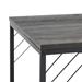 40" Industrial Metal Accent Coffee Table - Grey Wash - WEF1172