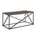 40" Modern Geometric Coffee Table - Slate Grey - WEF1192