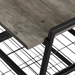 42" Industrial Metal & Wood Entry Bench - Grey Wash - WEF1194