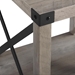 Rustic Wood Side Table - Grey Wash - WEF1229