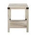 Rustic Wood Side Table - White Oak - WEF1231