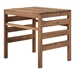 Modular Outdoor Acacia Side Table - Brown - WEF1238