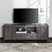 60" Urban Industrial Wood TV Stand - Charcoal - WEF1240
