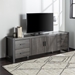 70" Industrial Metal Wood TV Stand - Charcoal - WEF1243