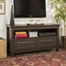 44" Traditional Wood TV Stand - Espresso - Style A - WEF1249