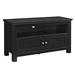 44" Wood TV Stand - Black - Style A - WEF1259