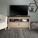44" Wood TV Stand - Driftwood - Style A - WEF1260