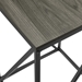 16" Modern Geometric Square Side Table - Slate Grey - WEF1292