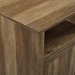 18" Grooved Door Side Table - Reclaimed Barnwood - WEF1305