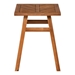 Patio Wood Side Table - Brown - WEF1314