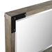 36" Rustic Wood Metal Wall Mirror  - WEF1334