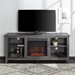 58" Rustic Farmhouse Fireplace TV Stand - Charcoal - WEF1388