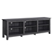 70" Rustic Wood TV Stand - Charcoal - WEF1411